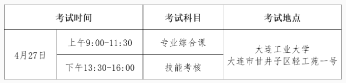 2024年辽宁工艺美术设计(群)专升本专业课考试安排
